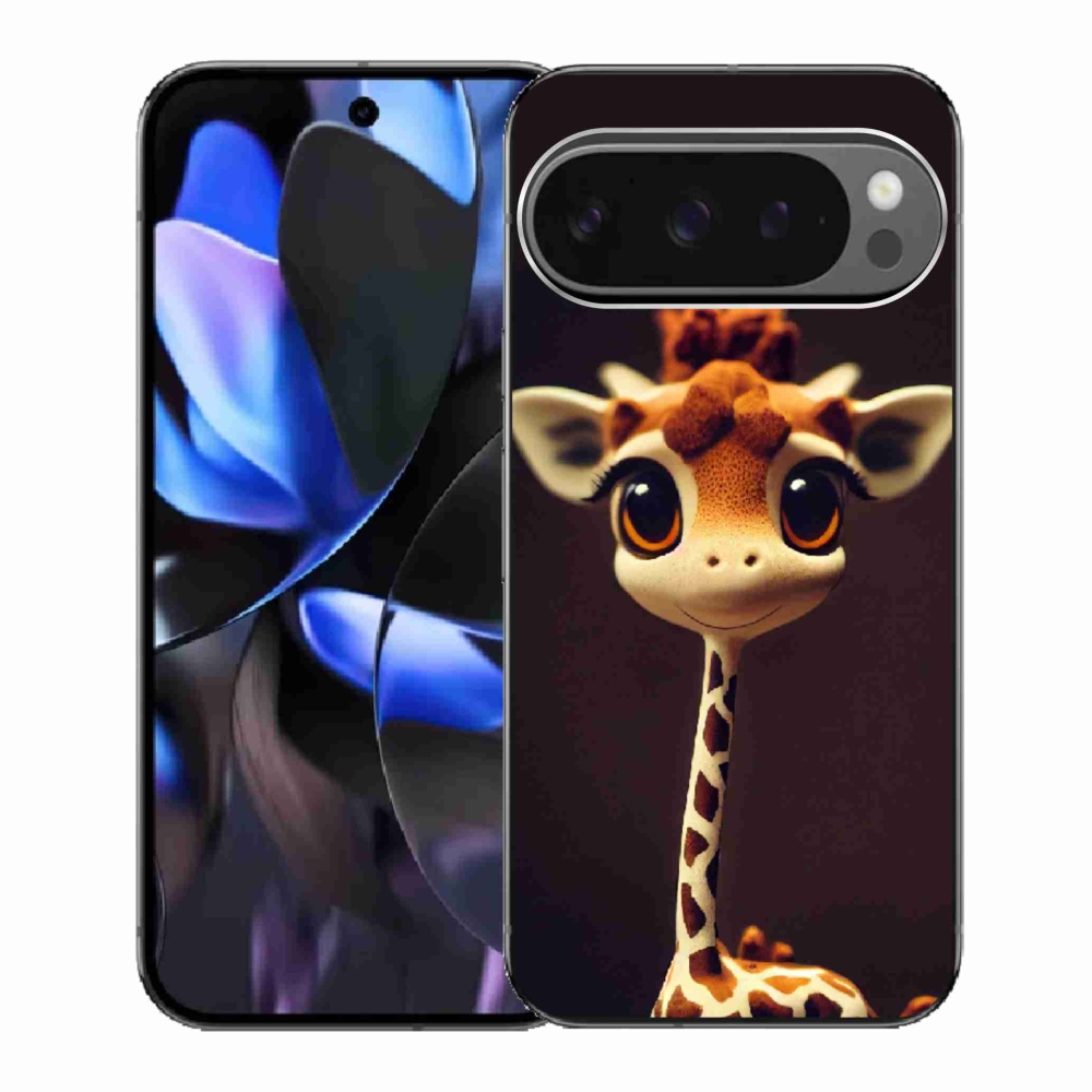 Gelový kryt mmCase na Google Pixel 9 Pro - malá žirafa
