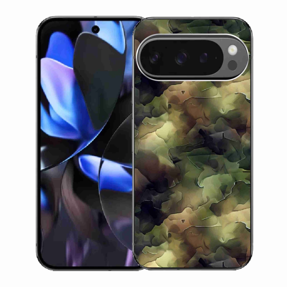 Gelový kryt mmCase na Google Pixel 9 Pro - maskáčový vzor 10