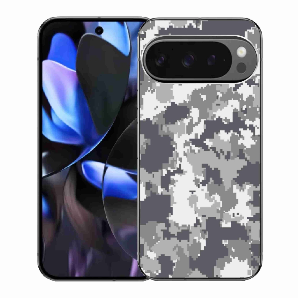 Gelový kryt mmCase na Google Pixel 9 Pro - maskáčový vzor 2