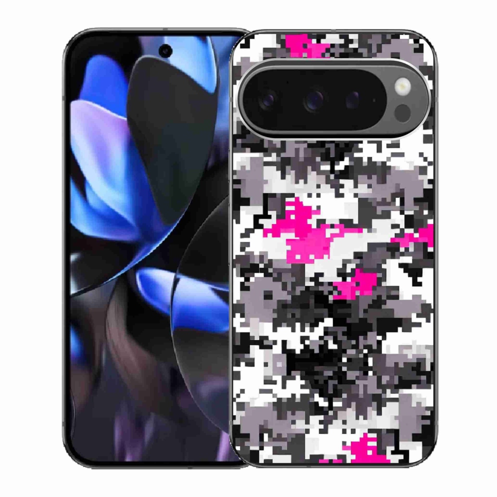 Gelový kryt mmCase na Google Pixel 9 Pro - maskáčový vzor 4