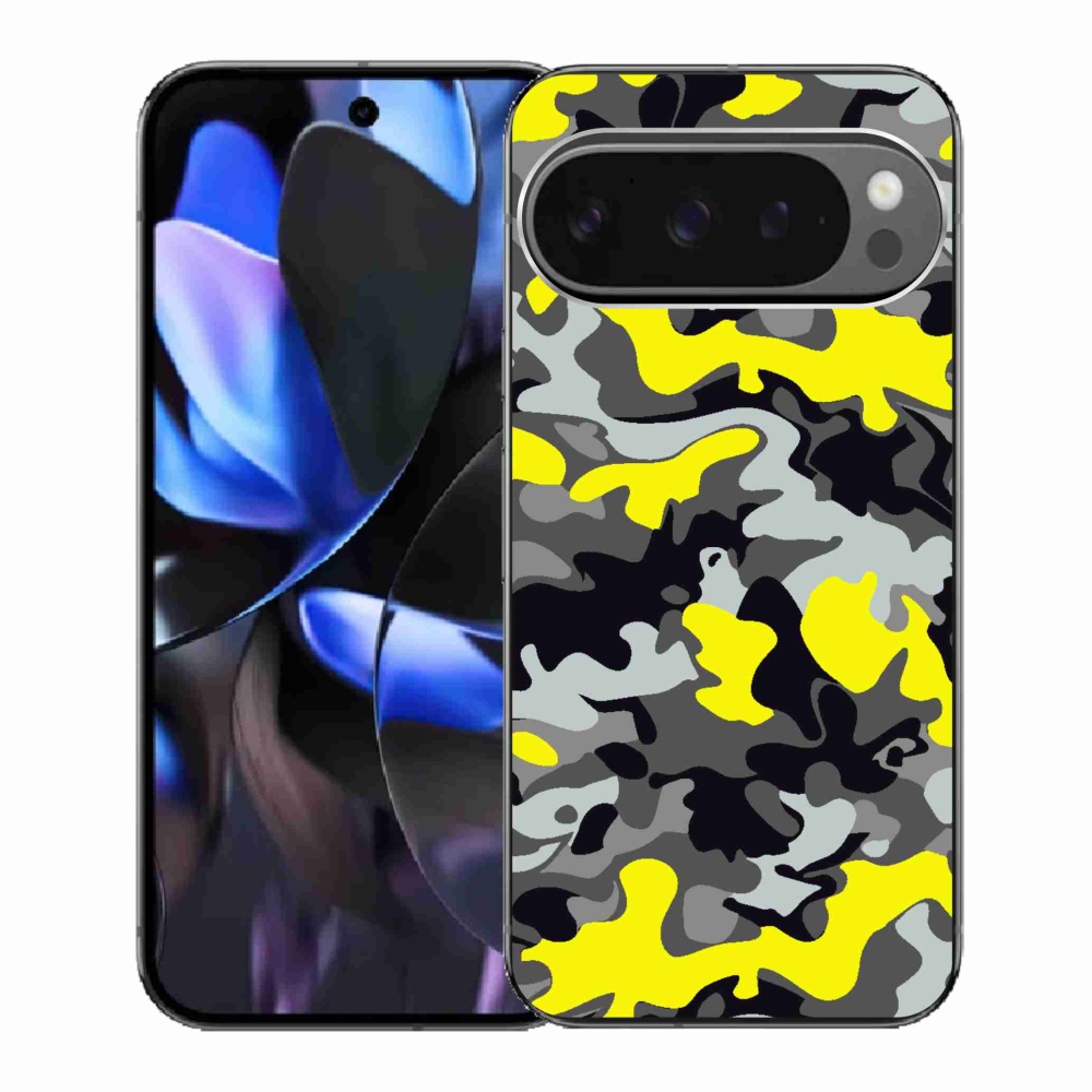Gelový kryt mmCase na Google Pixel 9 Pro - maskáčový vzor 6
