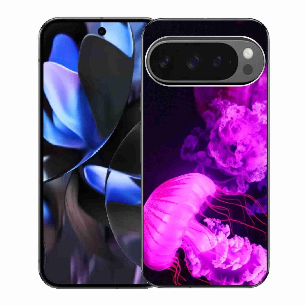 Gelový kryt mmCase na Google Pixel 9 Pro - medúza 1