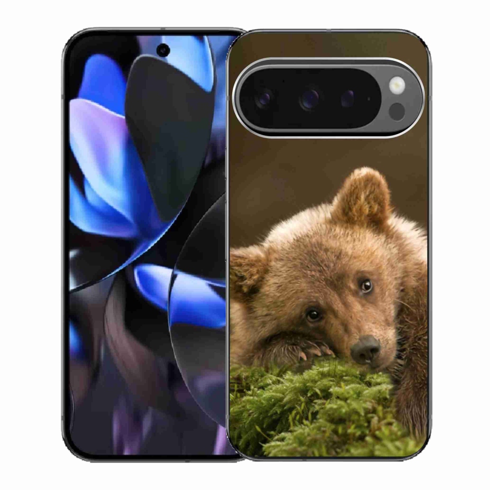 Gelový kryt mmCase na Google Pixel 9 Pro - medvěd