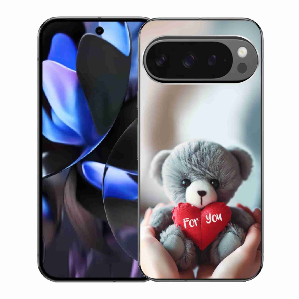 Gelový kryt mmCase na Google Pixel 9 Pro - medvídek pro zamilované