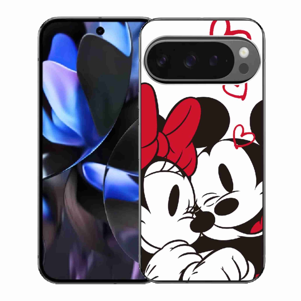 Gelový kryt mmCase na Google Pixel 9 Pro - minnie a mickey