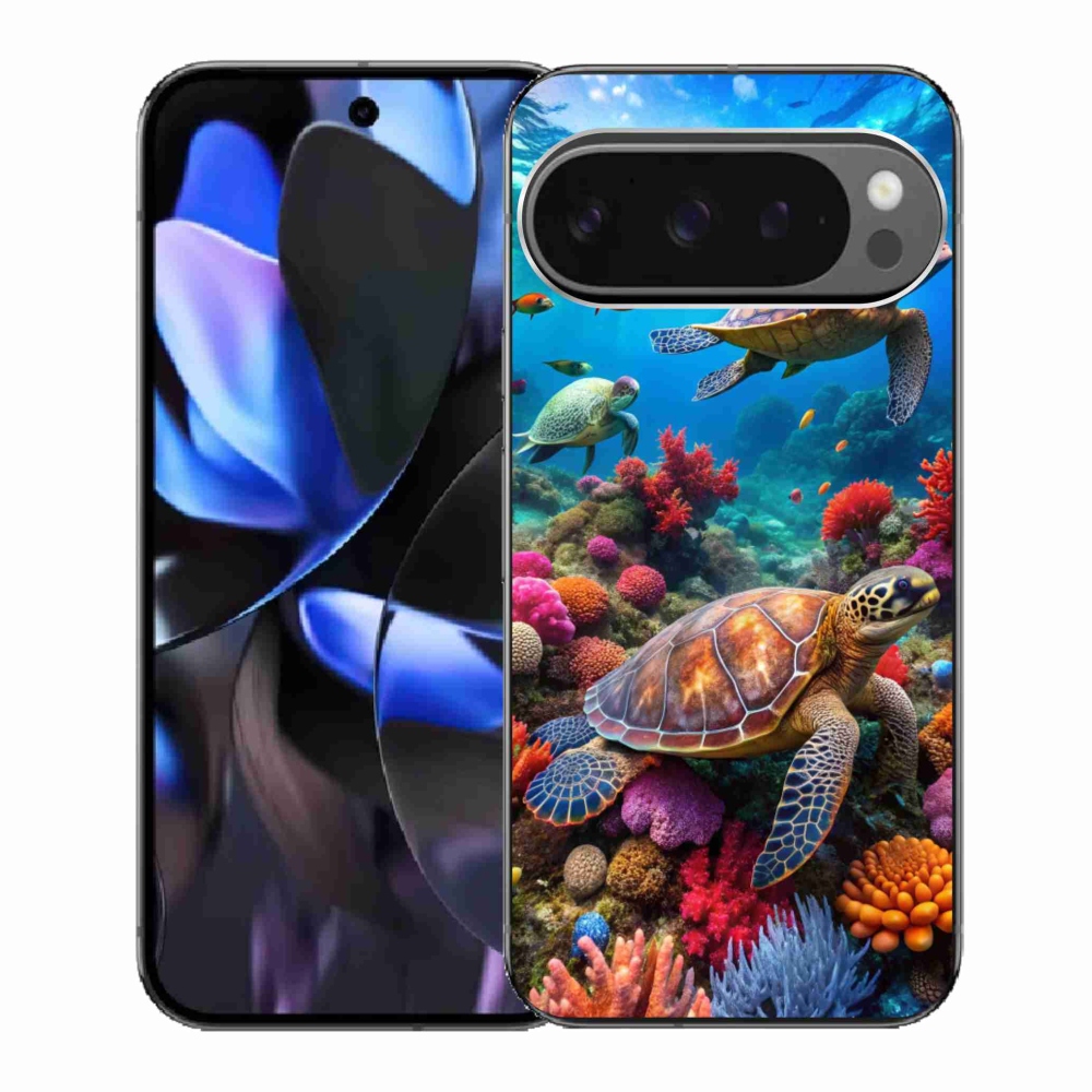Gelový kryt mmCase na Google Pixel 9 Pro - mořský svět 2
