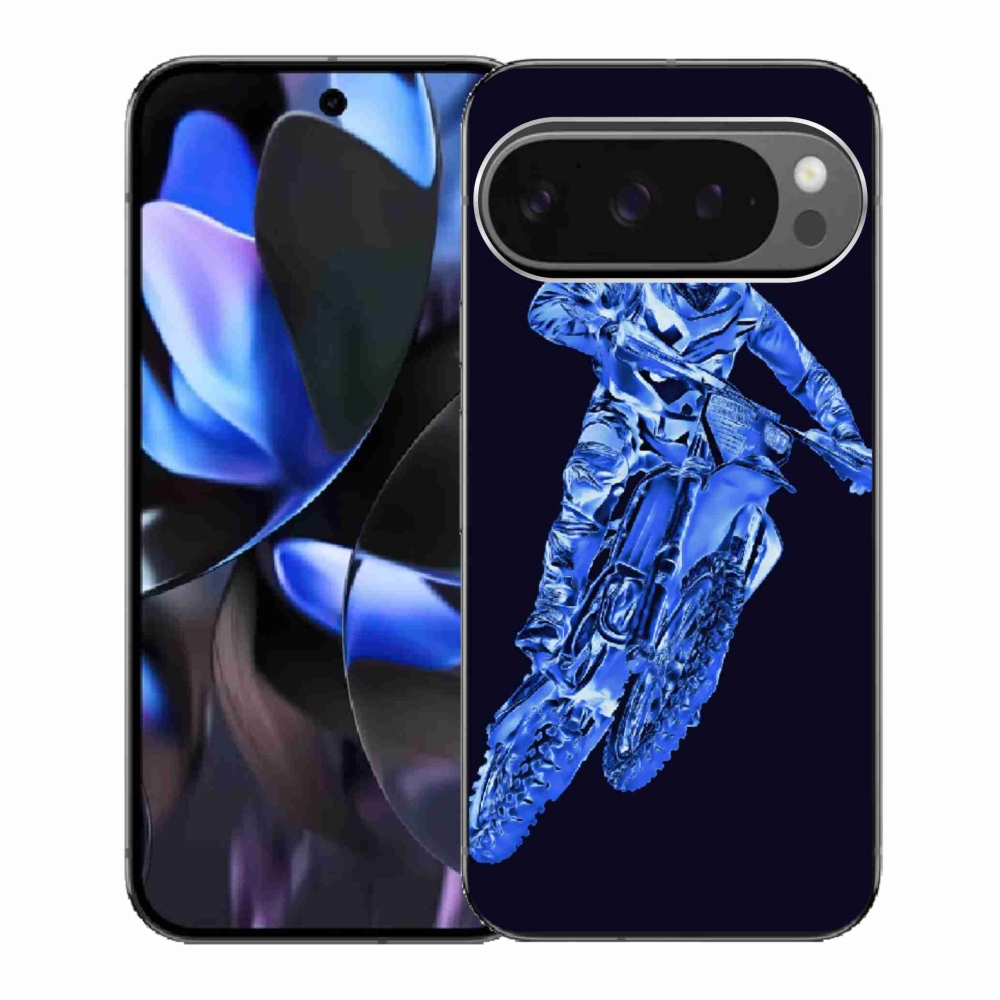 Gelový kryt mmCase na Google Pixel 9 Pro - motocross 1