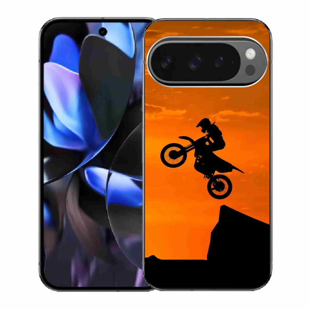 Gelový kryt mmCase na Google Pixel 9 Pro - motocross