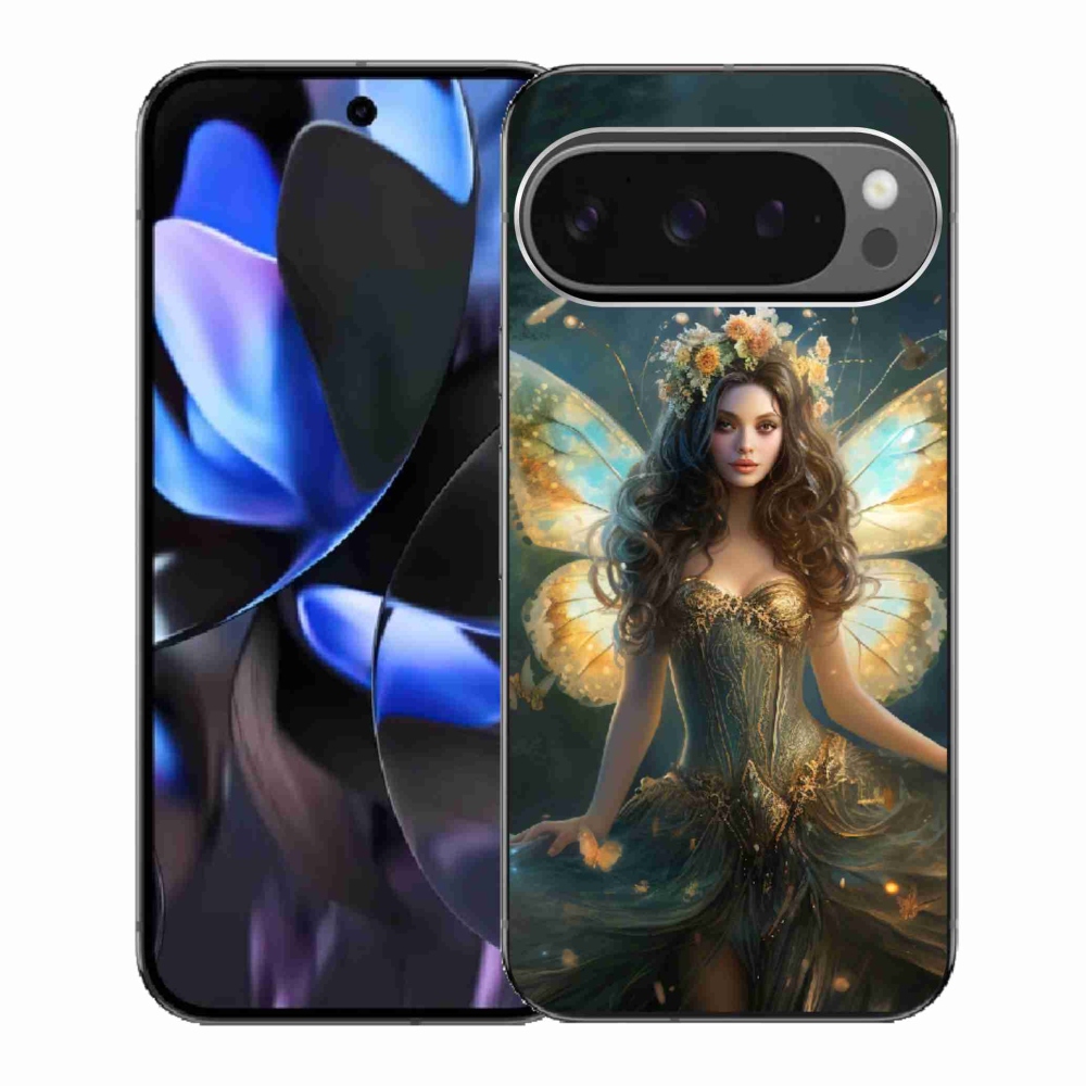 Gelový kryt mmCase na Google Pixel 9 Pro - motýlí žena