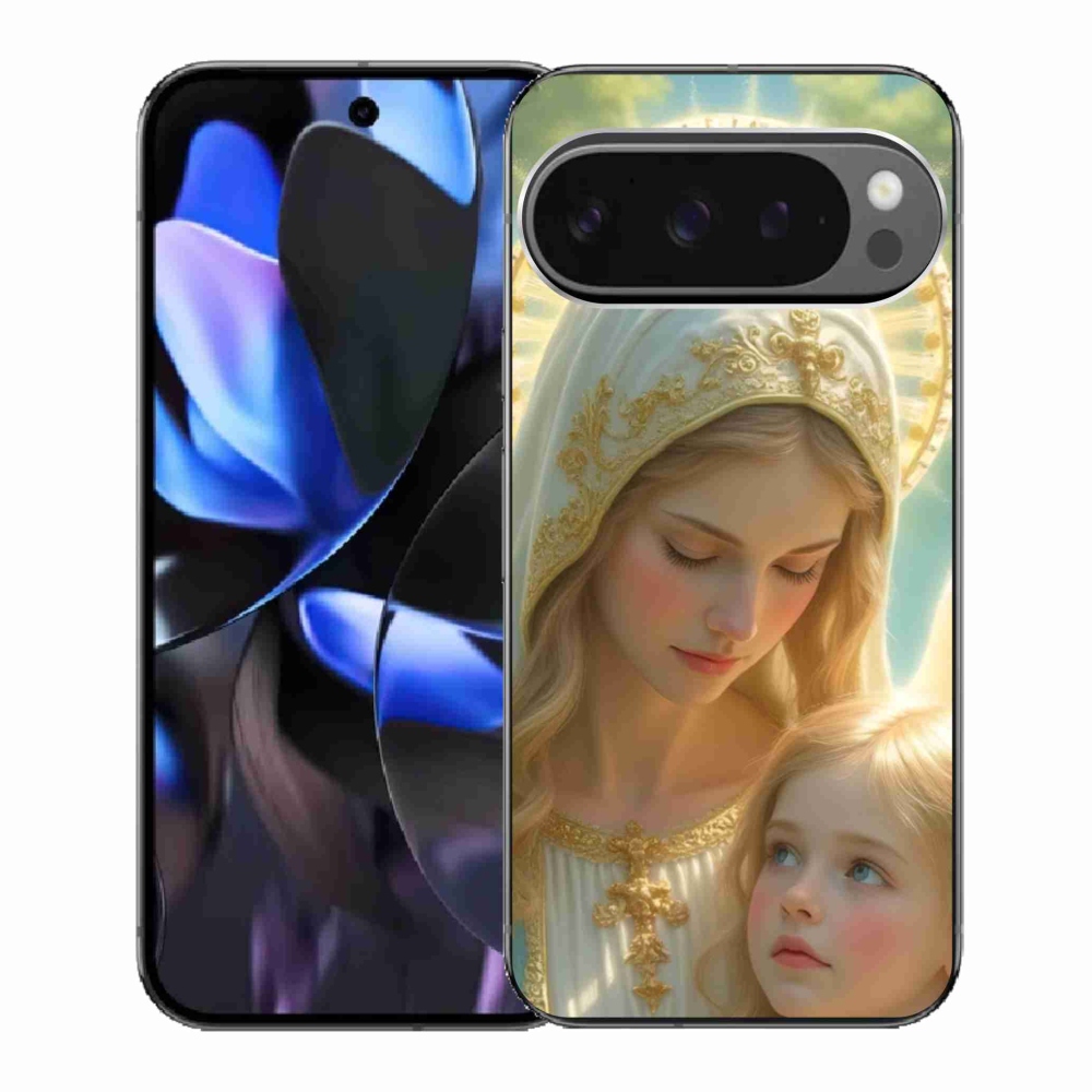Gelový kryt mmCase na Google Pixel 9 Pro - náboženský motiv 2