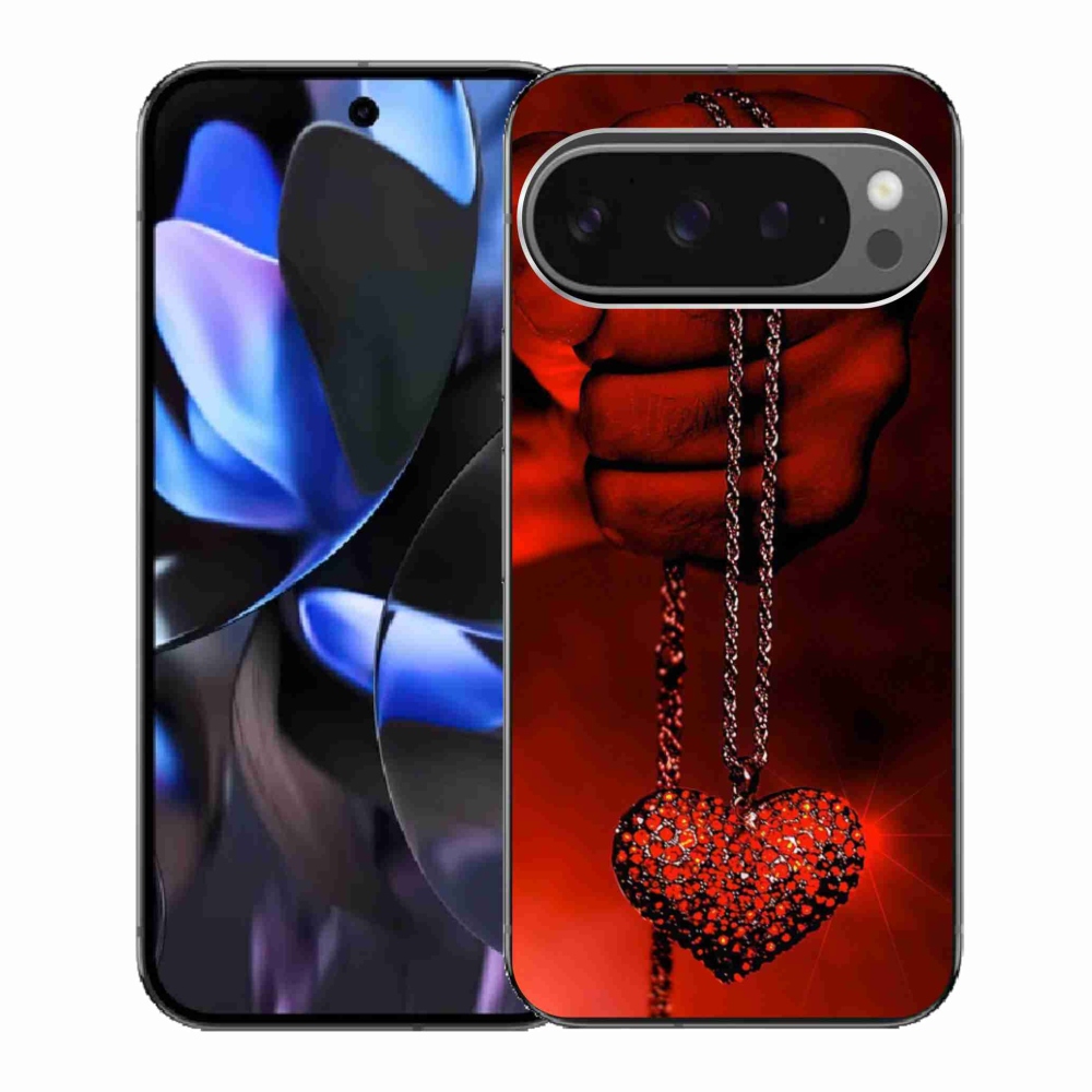 Gelový kryt mmCase na Google Pixel 9 Pro - náhrdelník