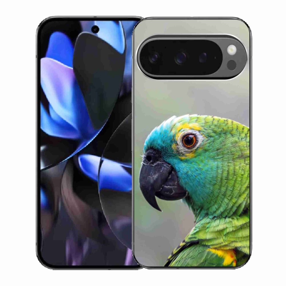 Gelový kryt mmCase na Google Pixel 9 Pro - papoušek amazoňan