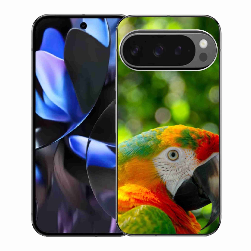 Gelový kryt mmCase na Google Pixel 9 Pro - papoušek ara 3