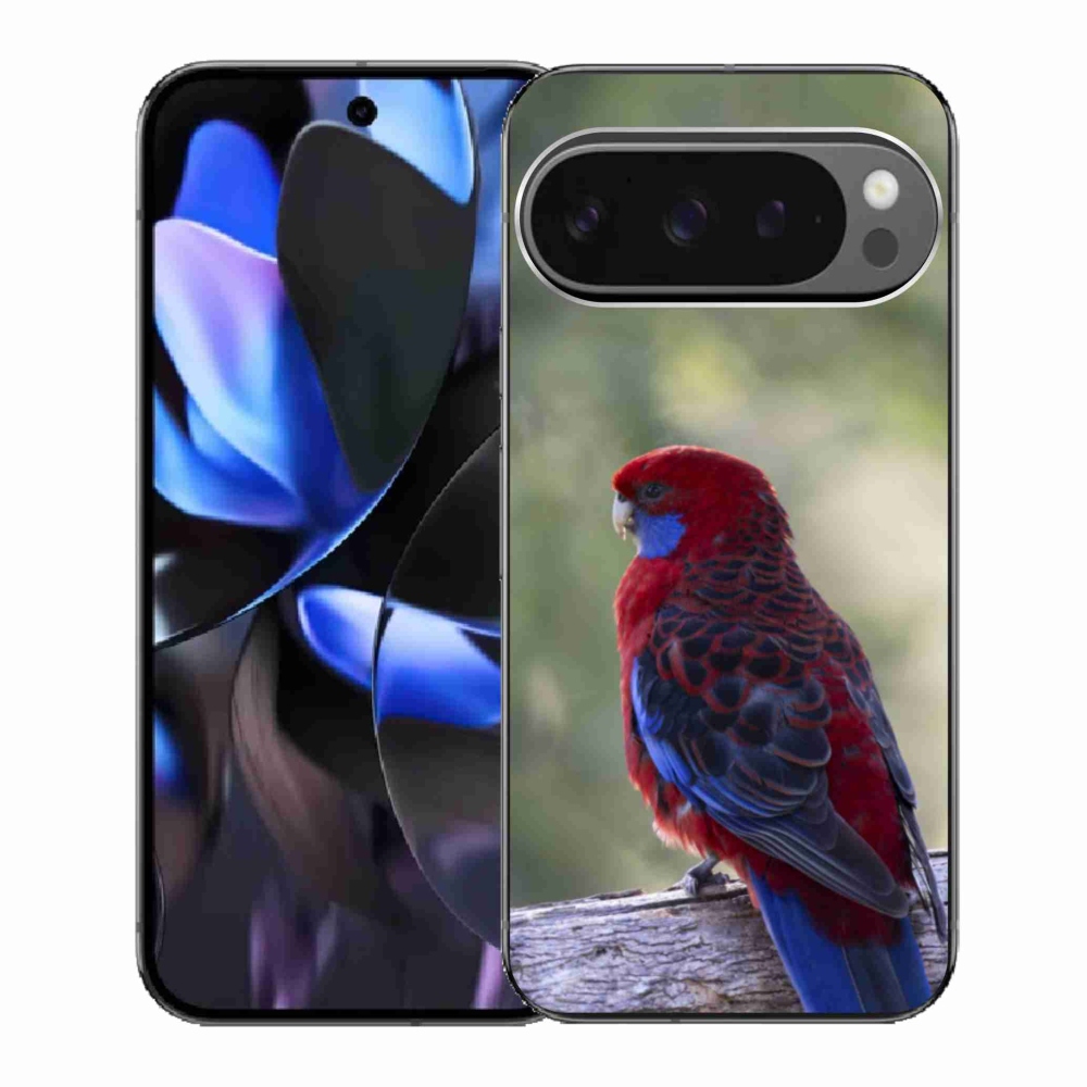 Gelový kryt mmCase na Google Pixel 9 Pro - papoušek rosela