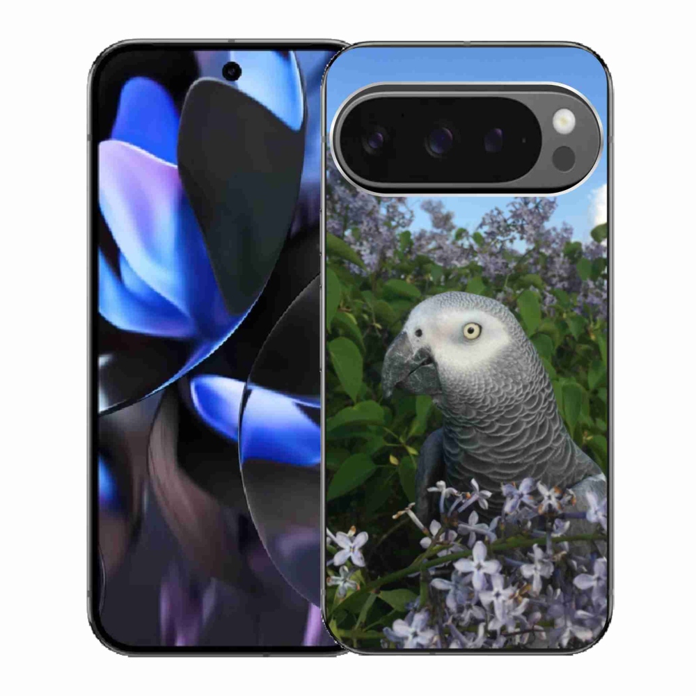 Gelový kryt mmCase na Google Pixel 9 Pro - papoušek žako