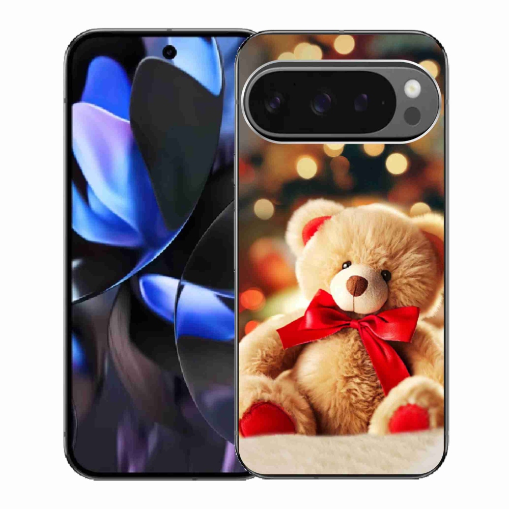 Gelový kryt mmCase na Google Pixel 9 Pro - plyšový medvídek