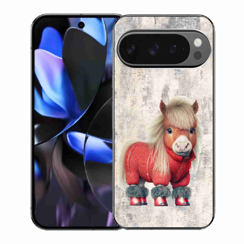 Gelový kryt mmCase na Google Pixel 9 Pro - poník ve svetru