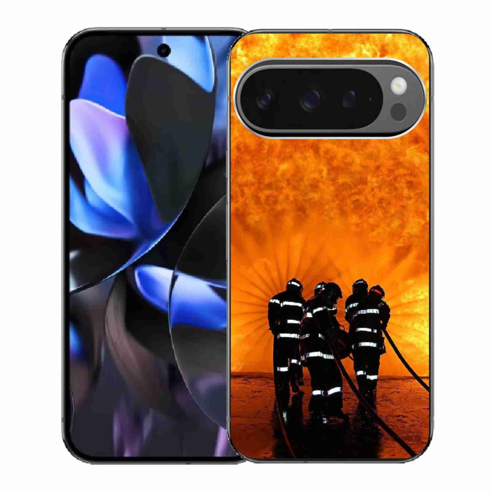 Gelový kryt mmCase na Google Pixel 9 Pro - požár