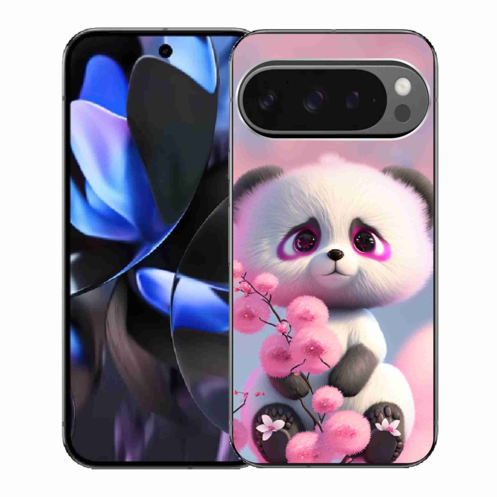 Gelový kryt mmCase na Google Pixel 9 Pro - roztomilá panda 1