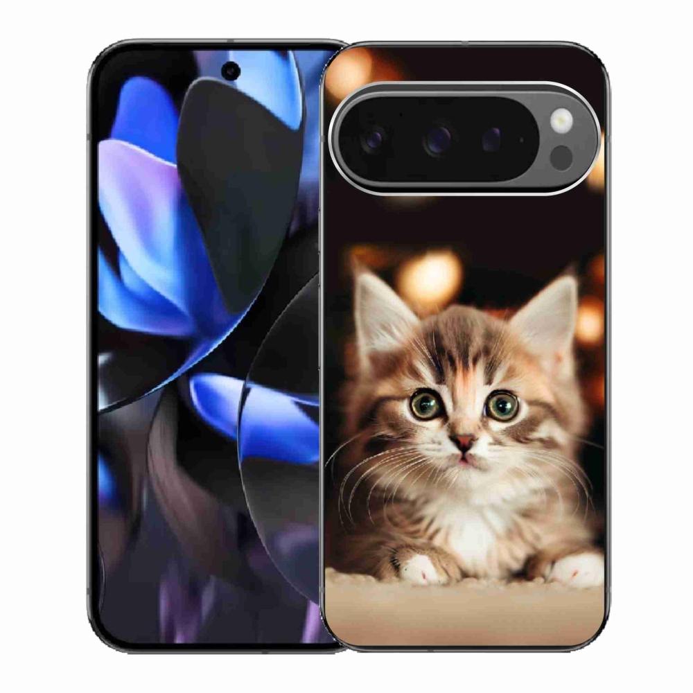 Gelový kryt mmCase na Google Pixel 9 Pro - roztomilé kotě 2