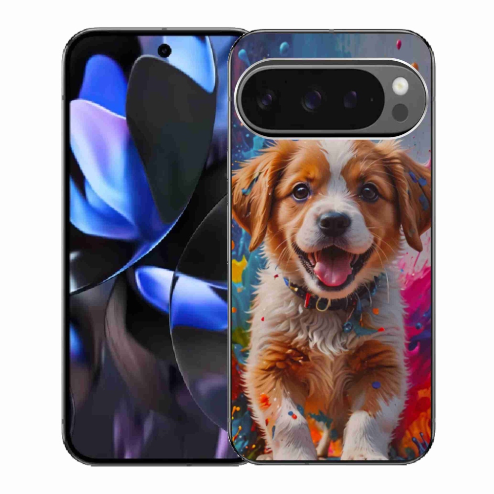 Gelový kryt mmCase na Google Pixel 9 Pro - roztomilé štěně 3
