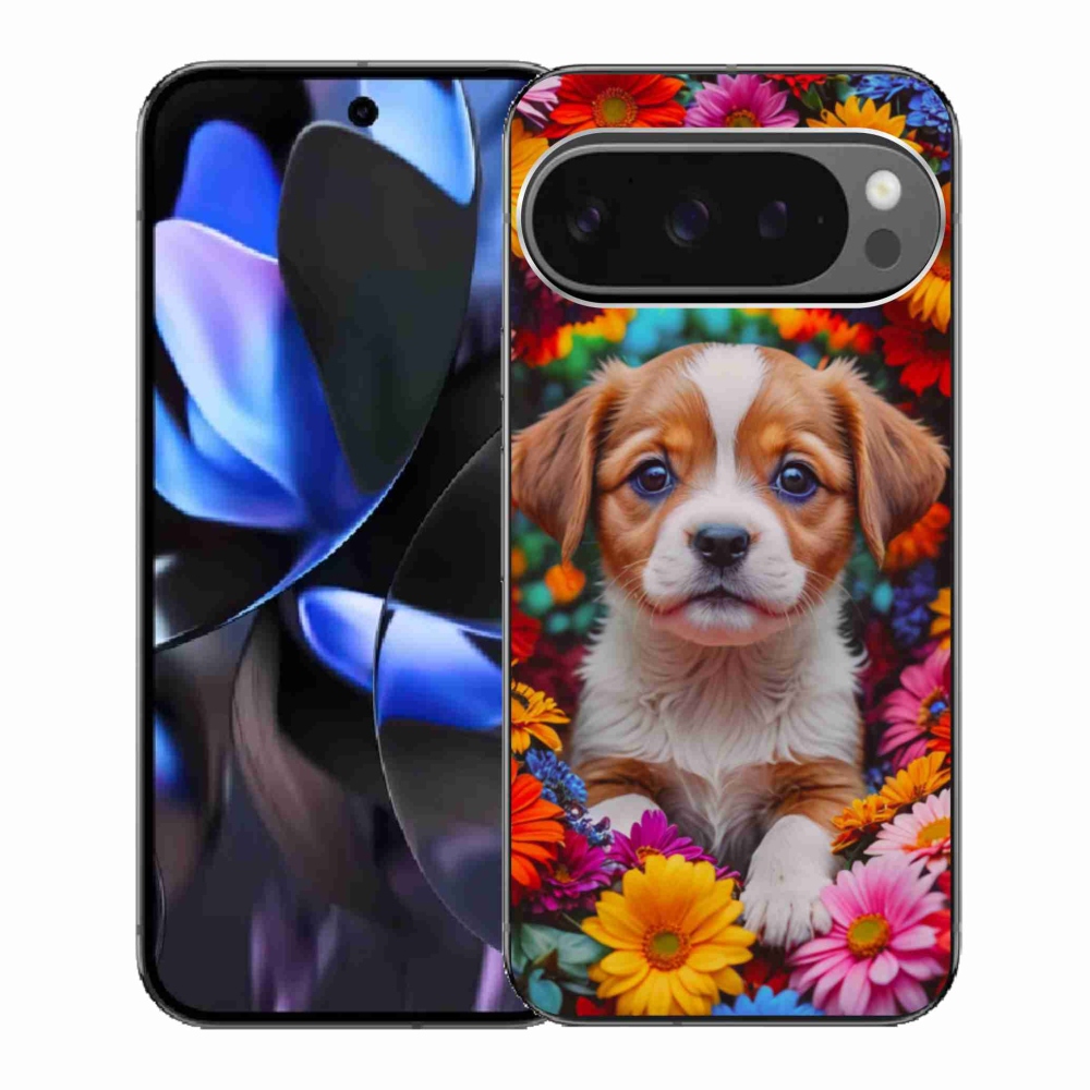 Gelový kryt mmCase na Google Pixel 9 Pro - roztomilé štěně