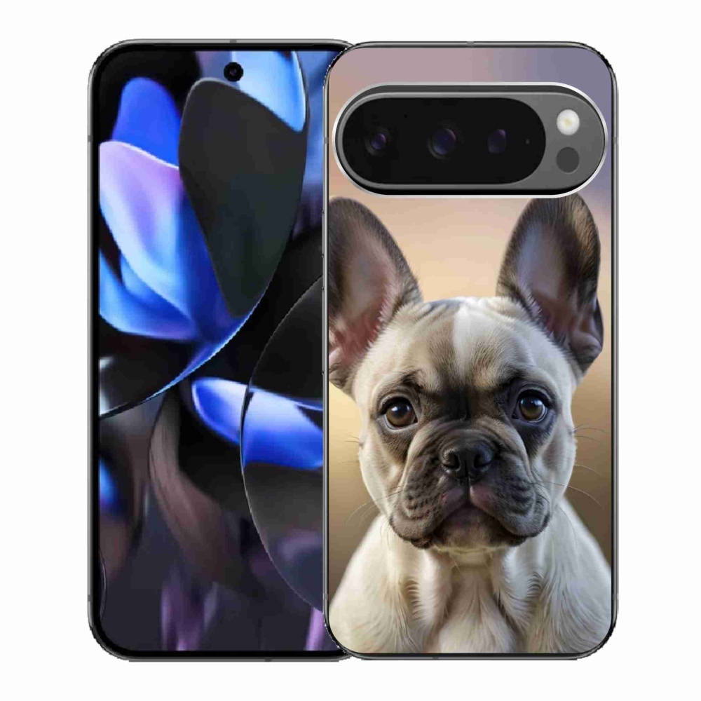 Gelový kryt mmCase na Google Pixel 9 Pro - roztomilý francouzský buldoček