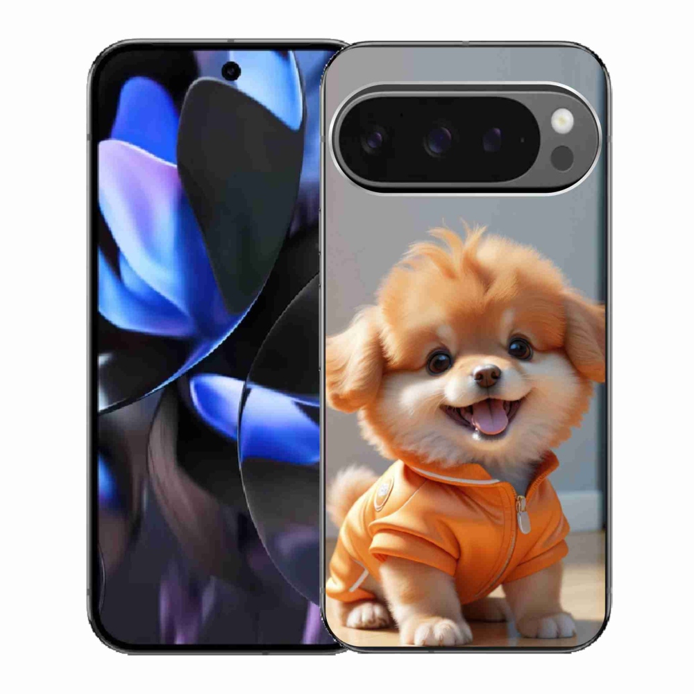 Gelový kryt mmCase na Google Pixel 9 Pro - roztomilý pomeranian v mikině