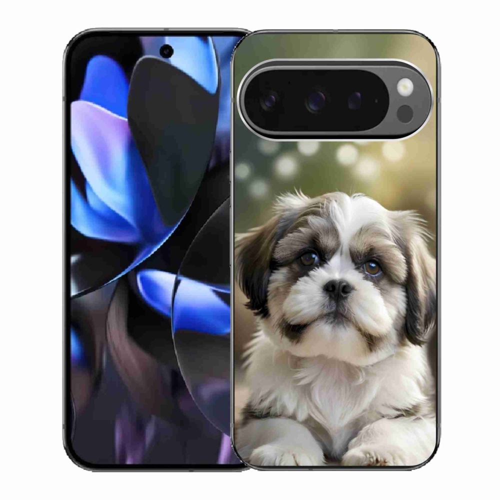 Gelový kryt mmCase na Google Pixel 9 Pro - roztomilý shih-tzu