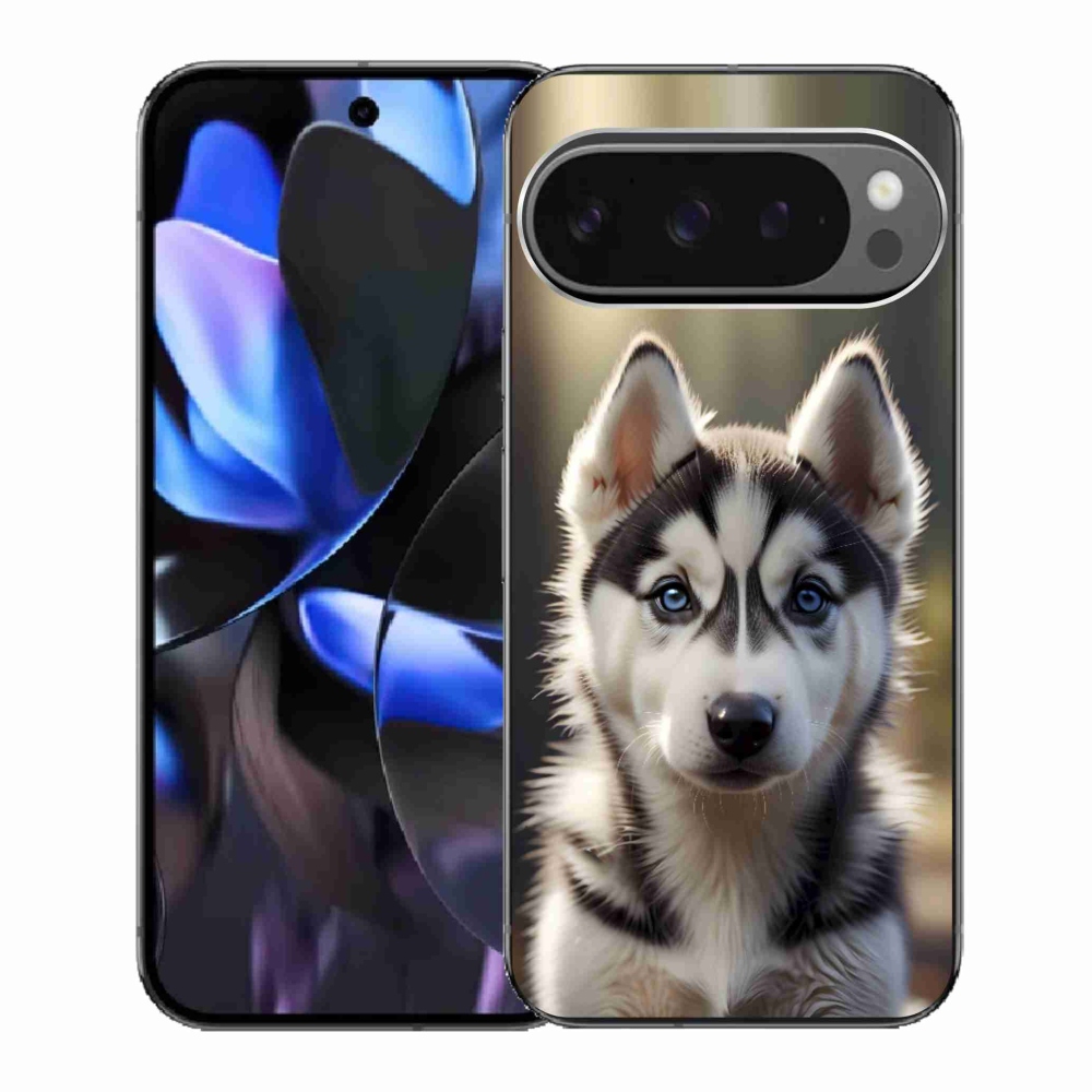 Gelový kryt mmCase na Google Pixel 9 Pro - roztomilý sibiřský husky