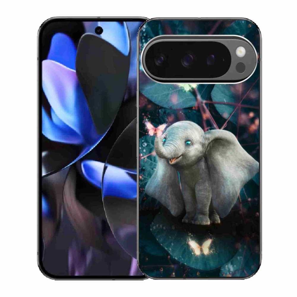 Gelový kryt mmCase na Google Pixel 9 Pro - roztomilý slon