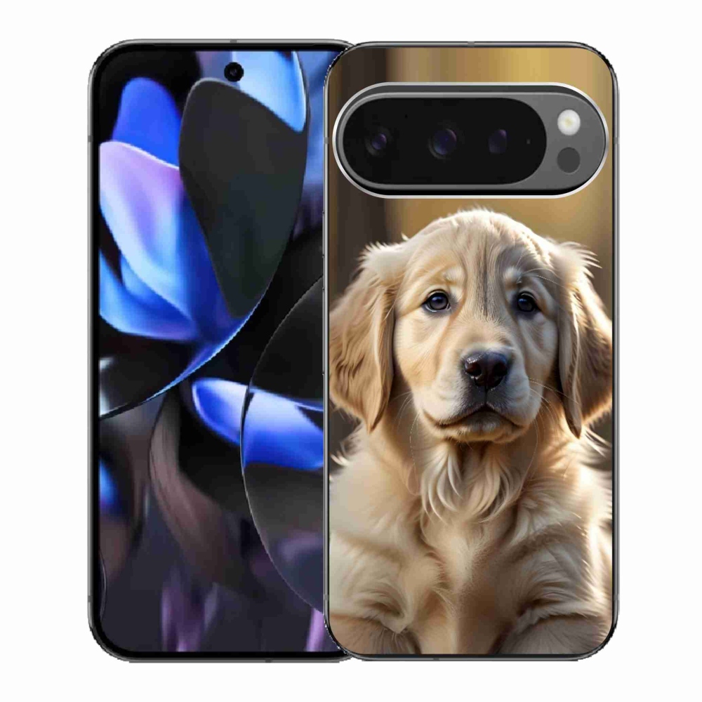 Gelový kryt mmCase na Google Pixel 9 Pro - roztomilý zlatý retrívr