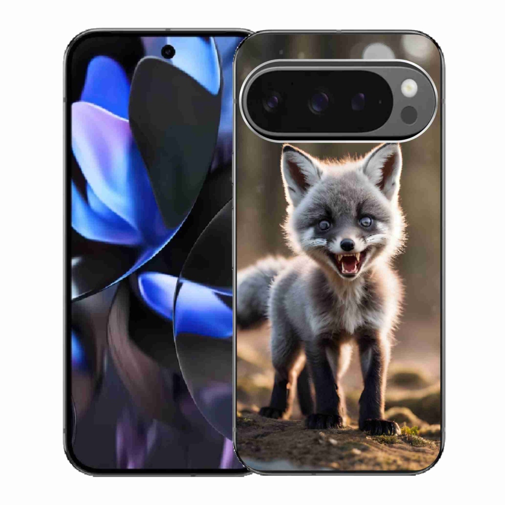 Gelový kryt mmCase na Google Pixel 9 Pro - rozzuřená liška