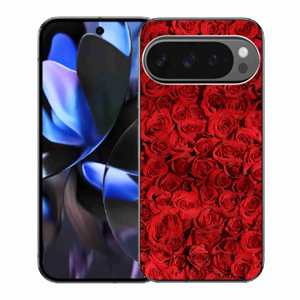 Gelový kryt mmCase na Google Pixel 9 Pro - růže