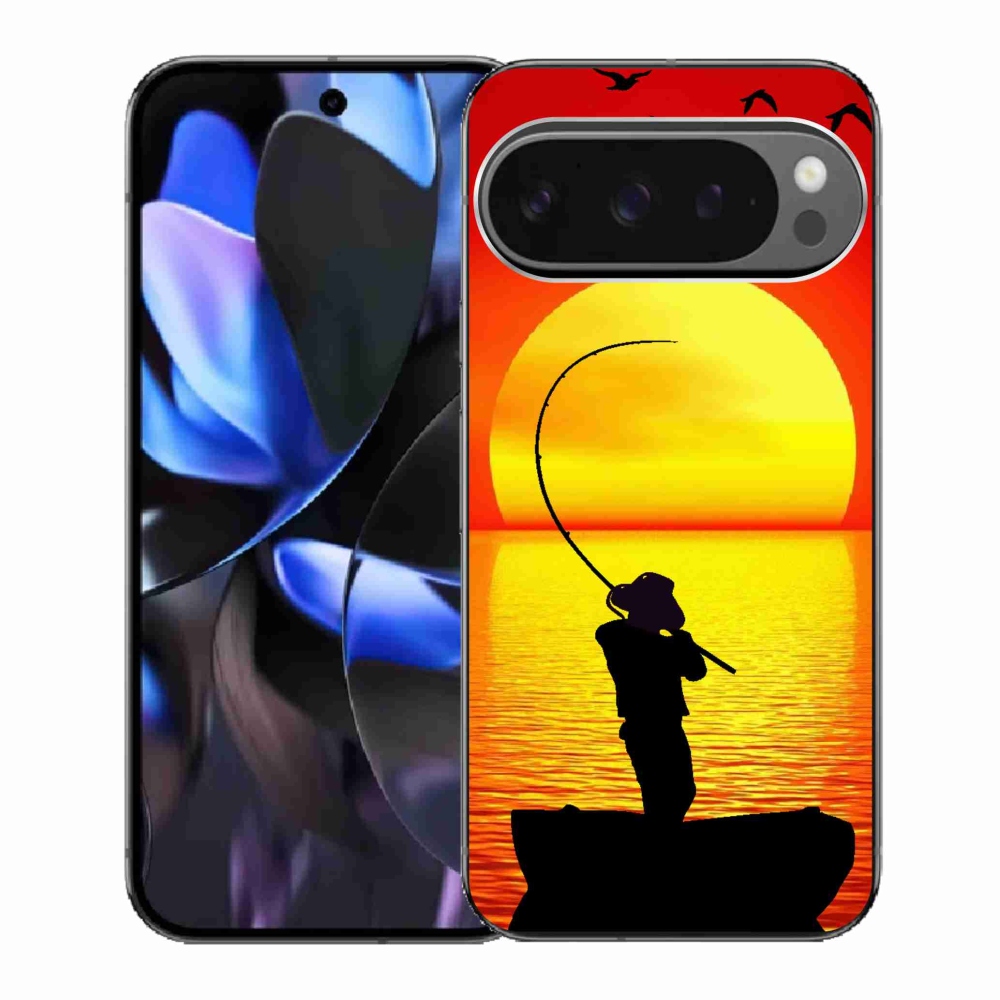 Gelový kryt mmCase na Google Pixel 9 Pro - rybaření