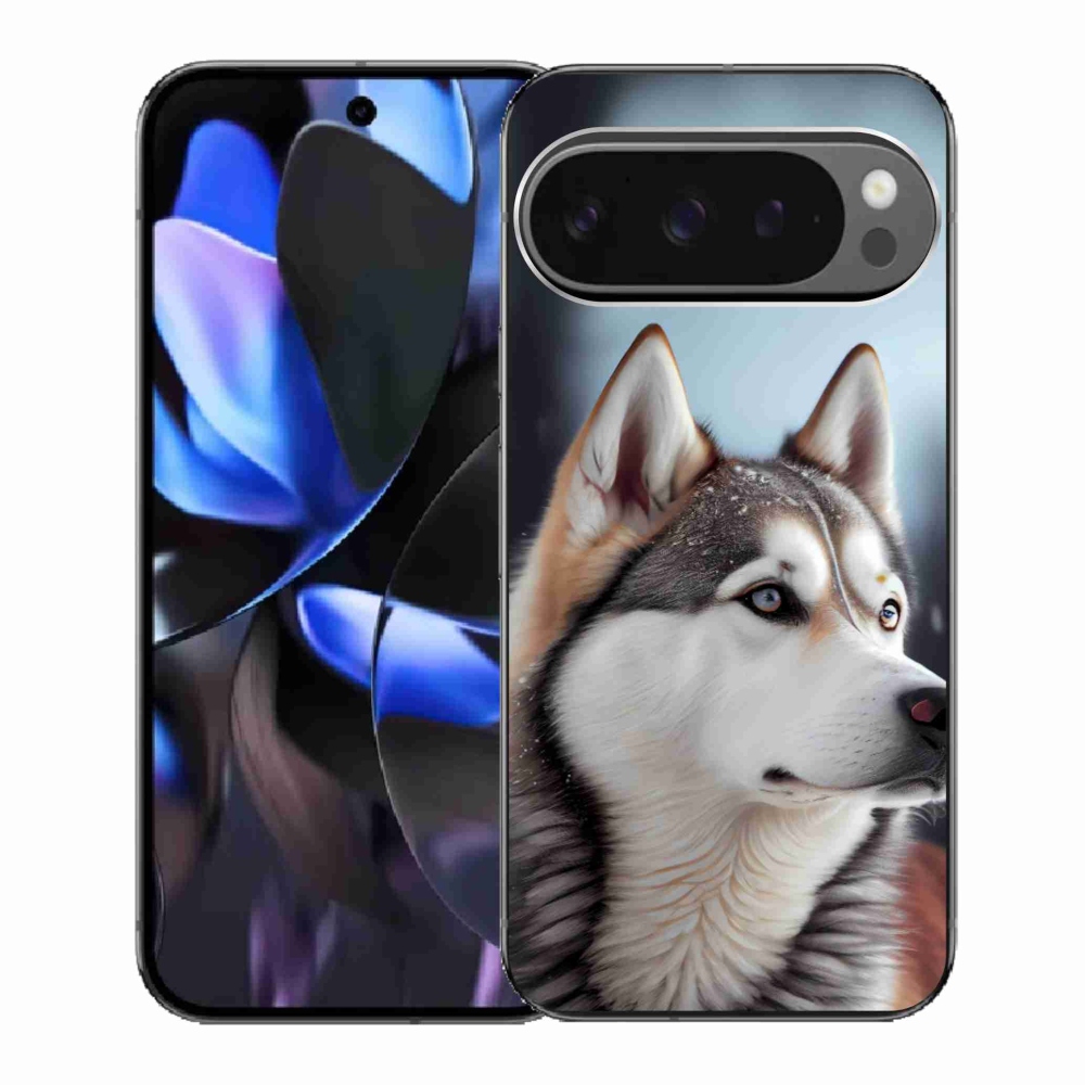 Gelový kryt mmCase na Google Pixel 9 Pro - sibiřský husky