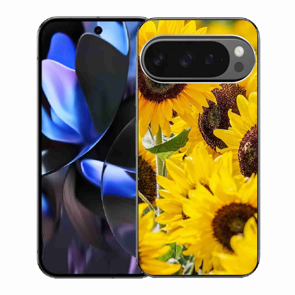 Gelový kryt mmCase na Google Pixel 9 Pro - slunečnice