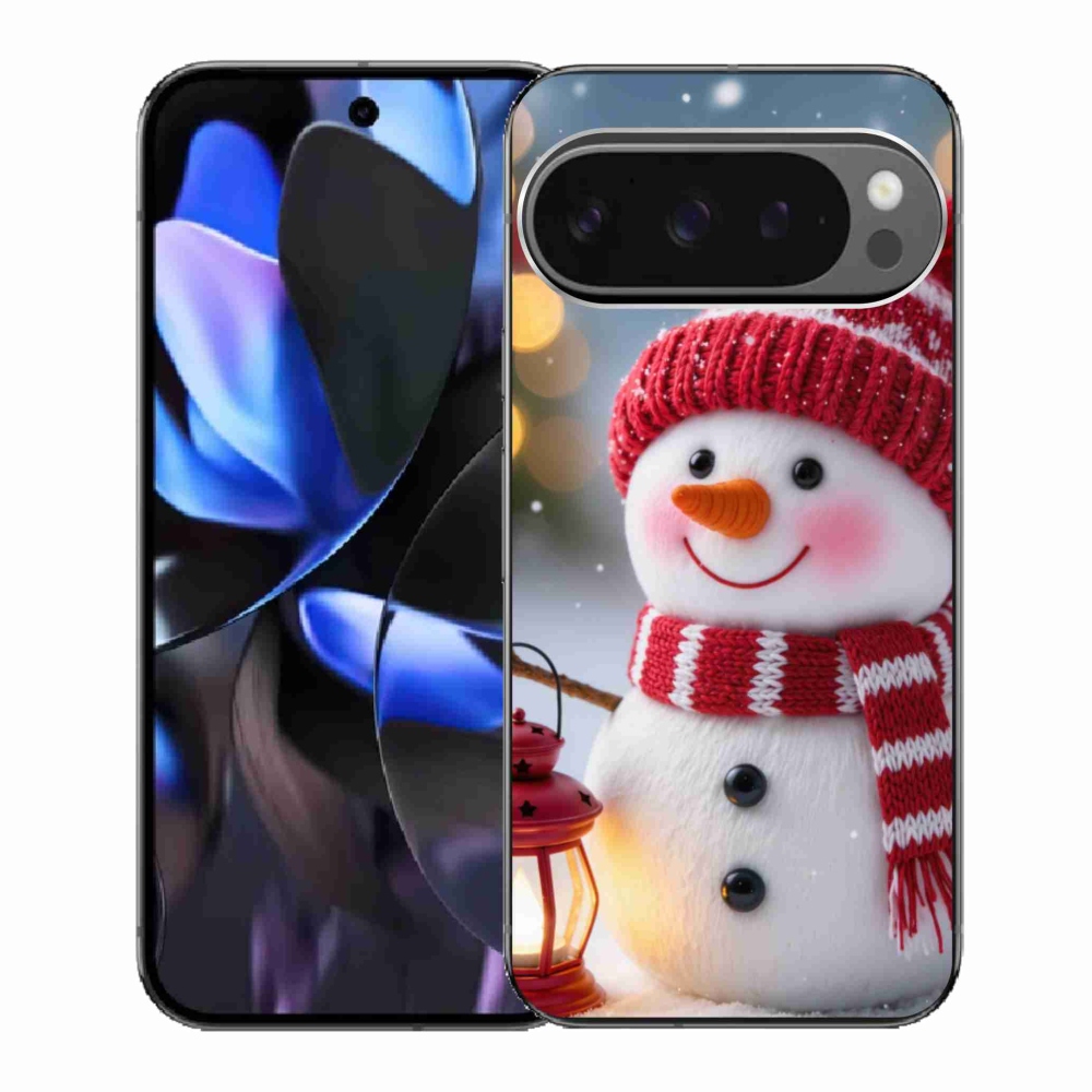 Gelový kryt mmCase na Google Pixel 9 Pro - sněhulák 2