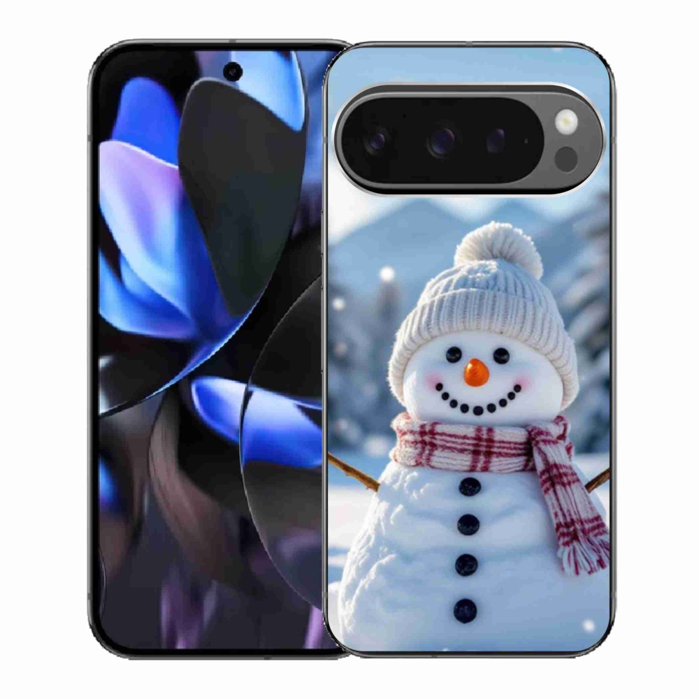 Gelový kryt mmCase na Google Pixel 9 Pro - sněhulák 3