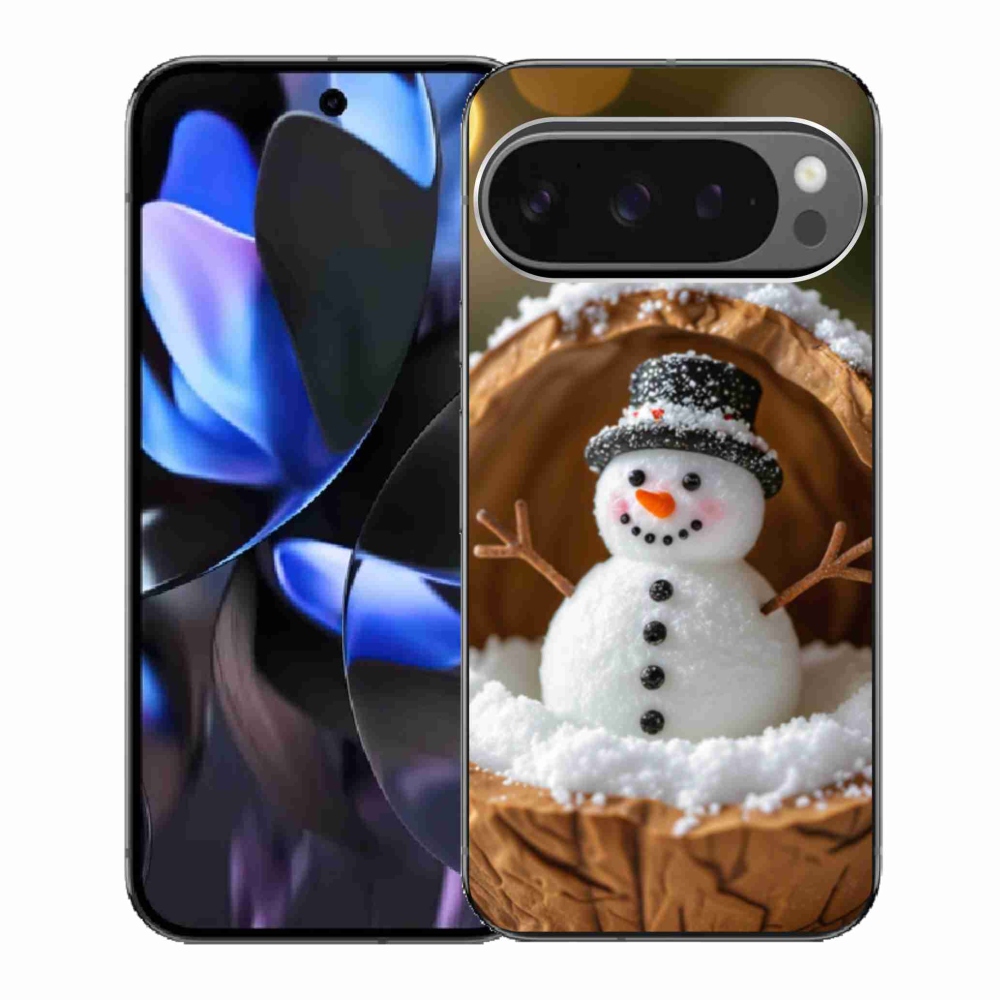 Gelový kryt mmCase na Google Pixel 9 Pro - sněhulák 4