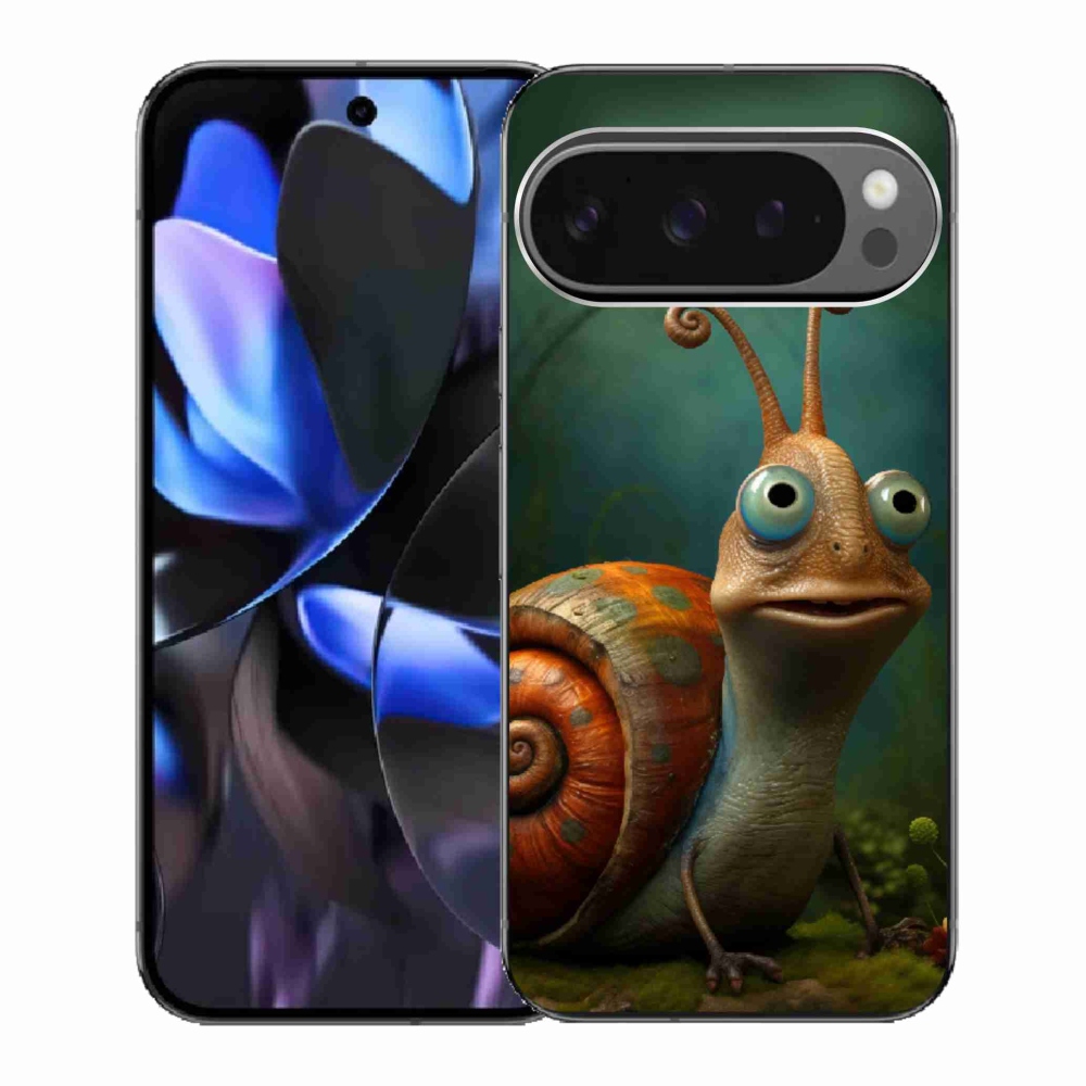 Gelový kryt mmCase na Google Pixel 9 Pro - šnek