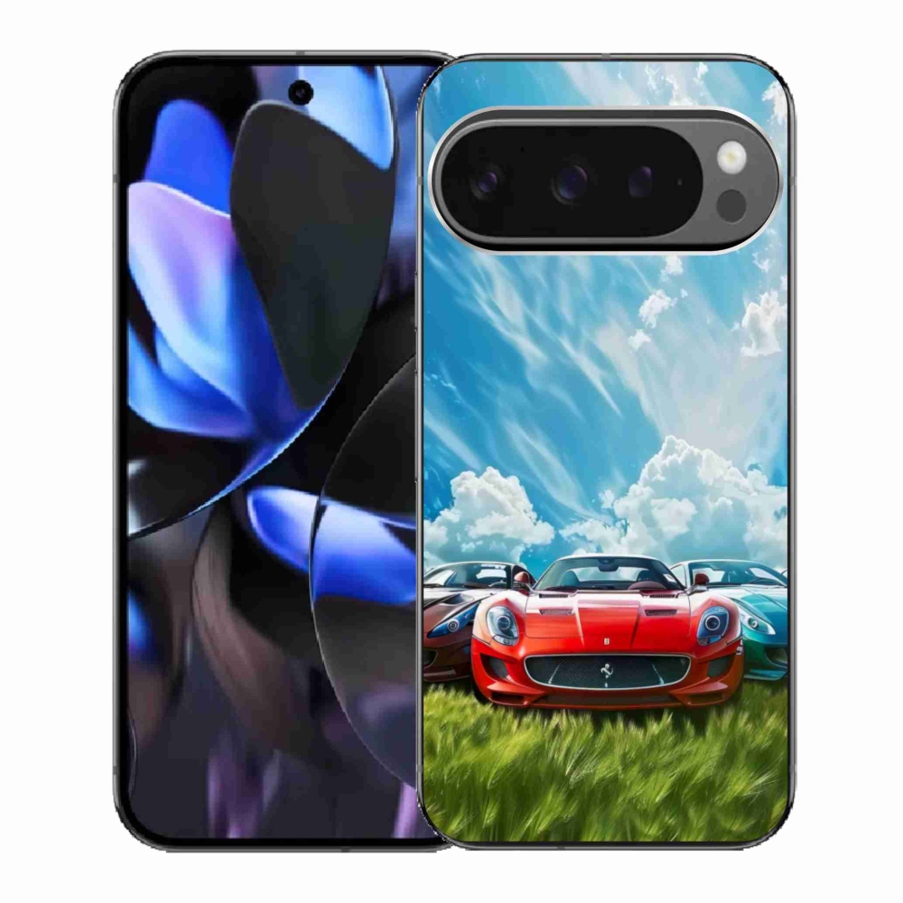 Gelový kryt mmCase na Google Pixel 9 Pro - sportovní vozy