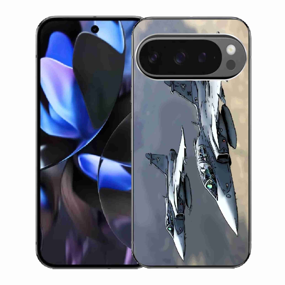 Gelový kryt mmCase na Google Pixel 9 Pro - stíhačky