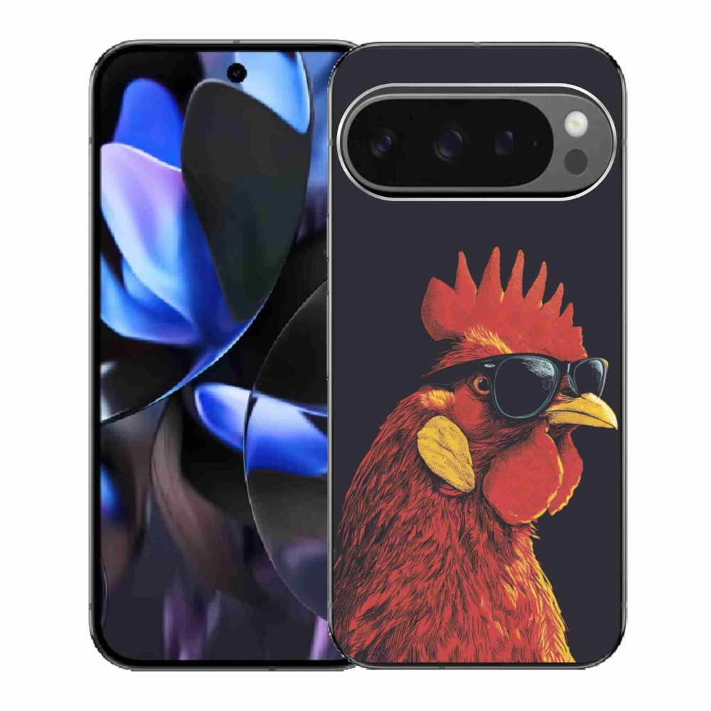 Gelový kryt mmCase na Google Pixel 9 Pro - stylový kohout
