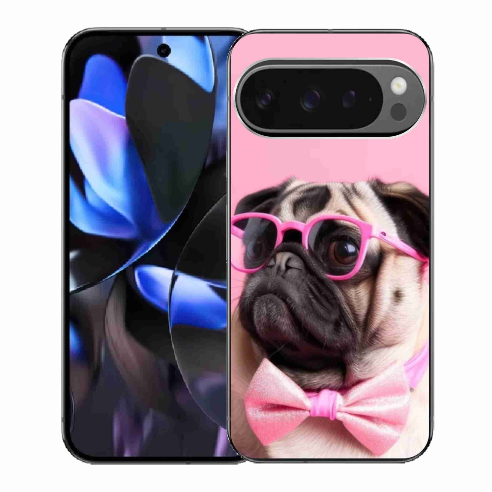 Gelový kryt mmCase na Google Pixel 9 Pro - stylový mops