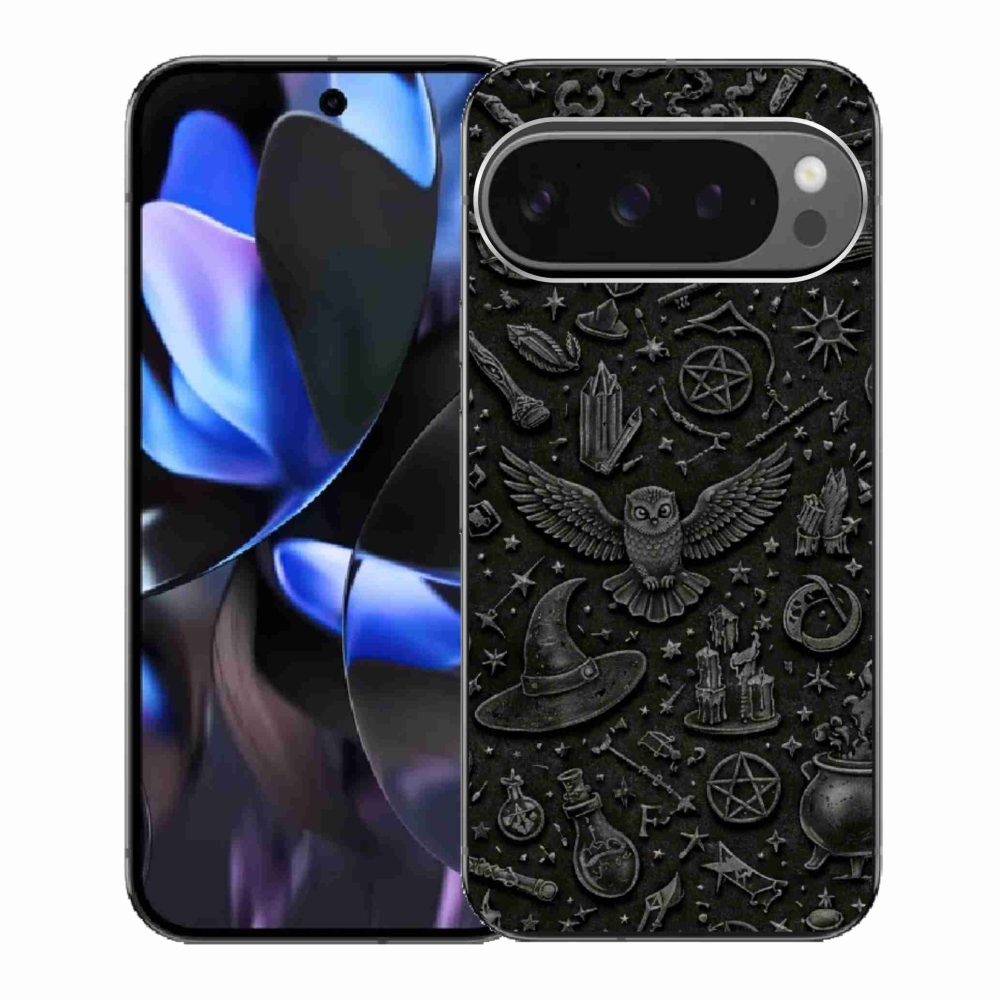 Gelový kryt mmCase na Google Pixel 9 Pro - tmavý magický svět