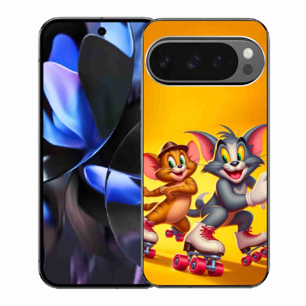 Gelový kryt mmCase na Google Pixel 9 Pro - tom a jerry