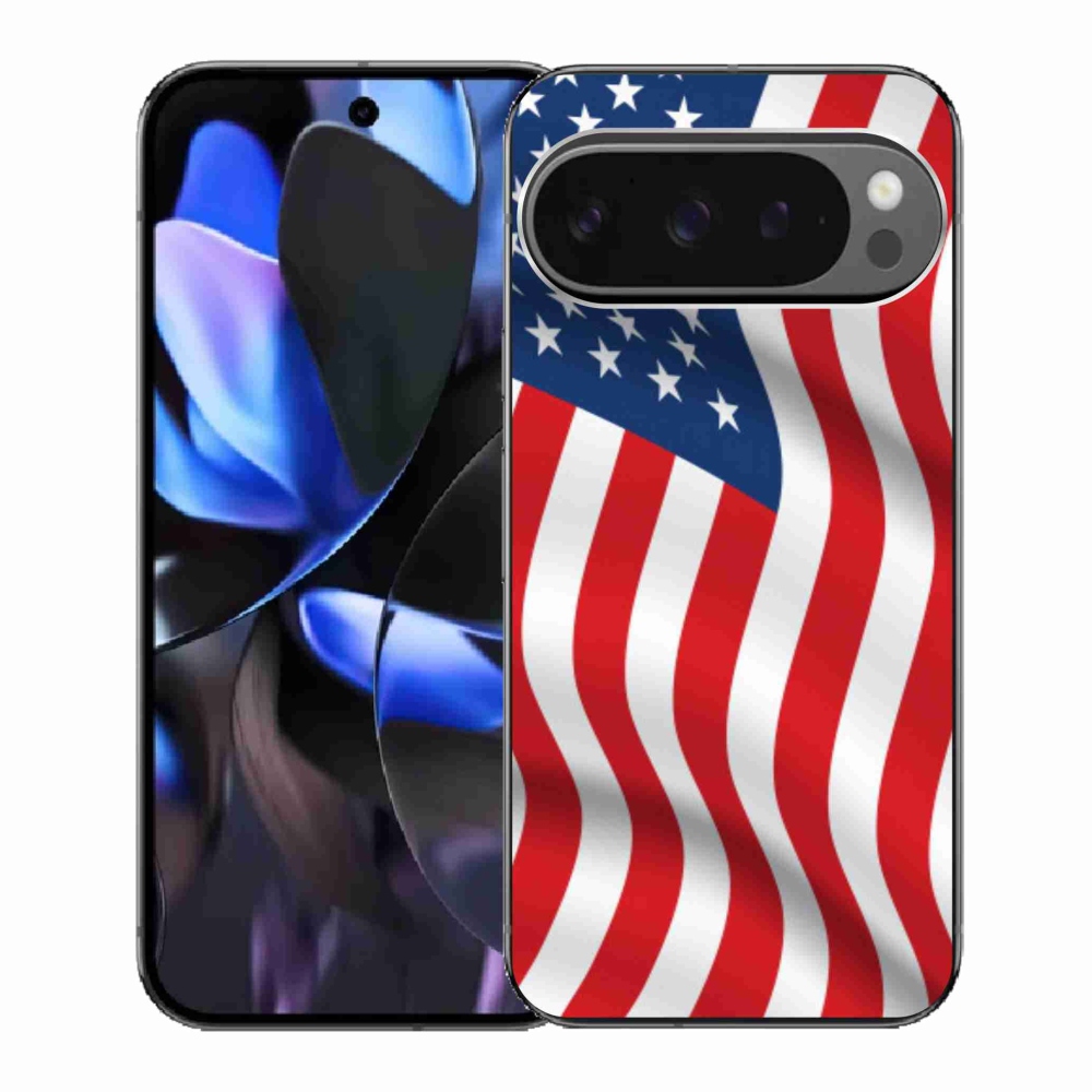 Gelový kryt mmCase na Google Pixel 9 Pro - USA vlajka