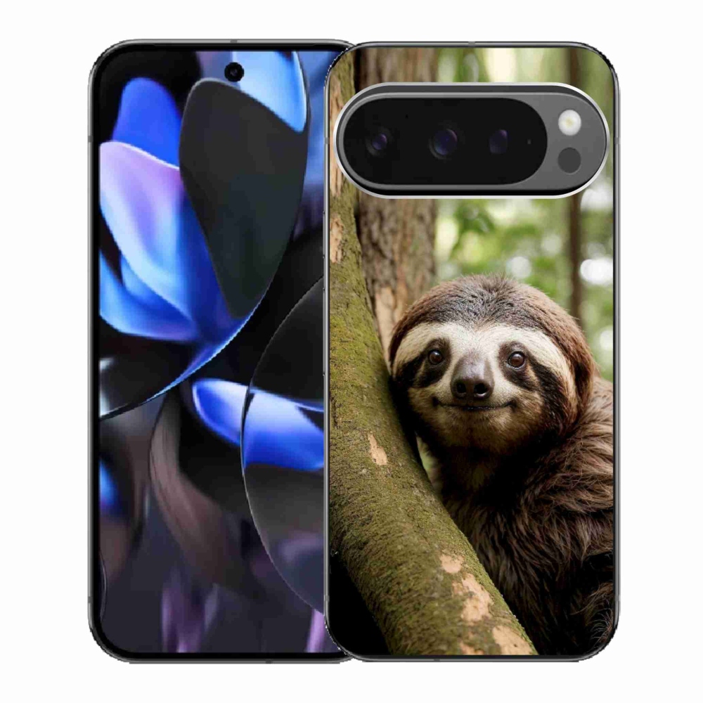 Gelový kryt mmCase na Google Pixel 9 Pro - usměvavý lenochod