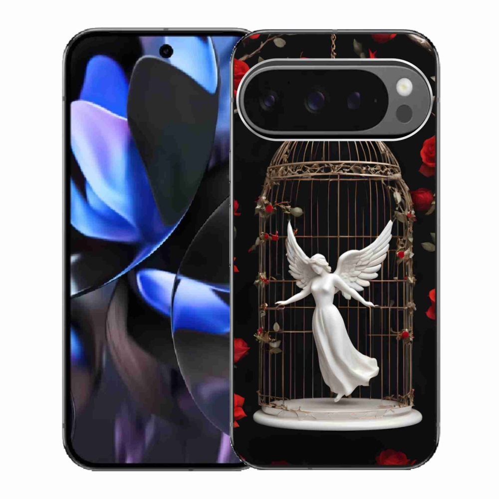 Gelový kryt mmCase na Google Pixel 9 Pro - uvězněný anděl